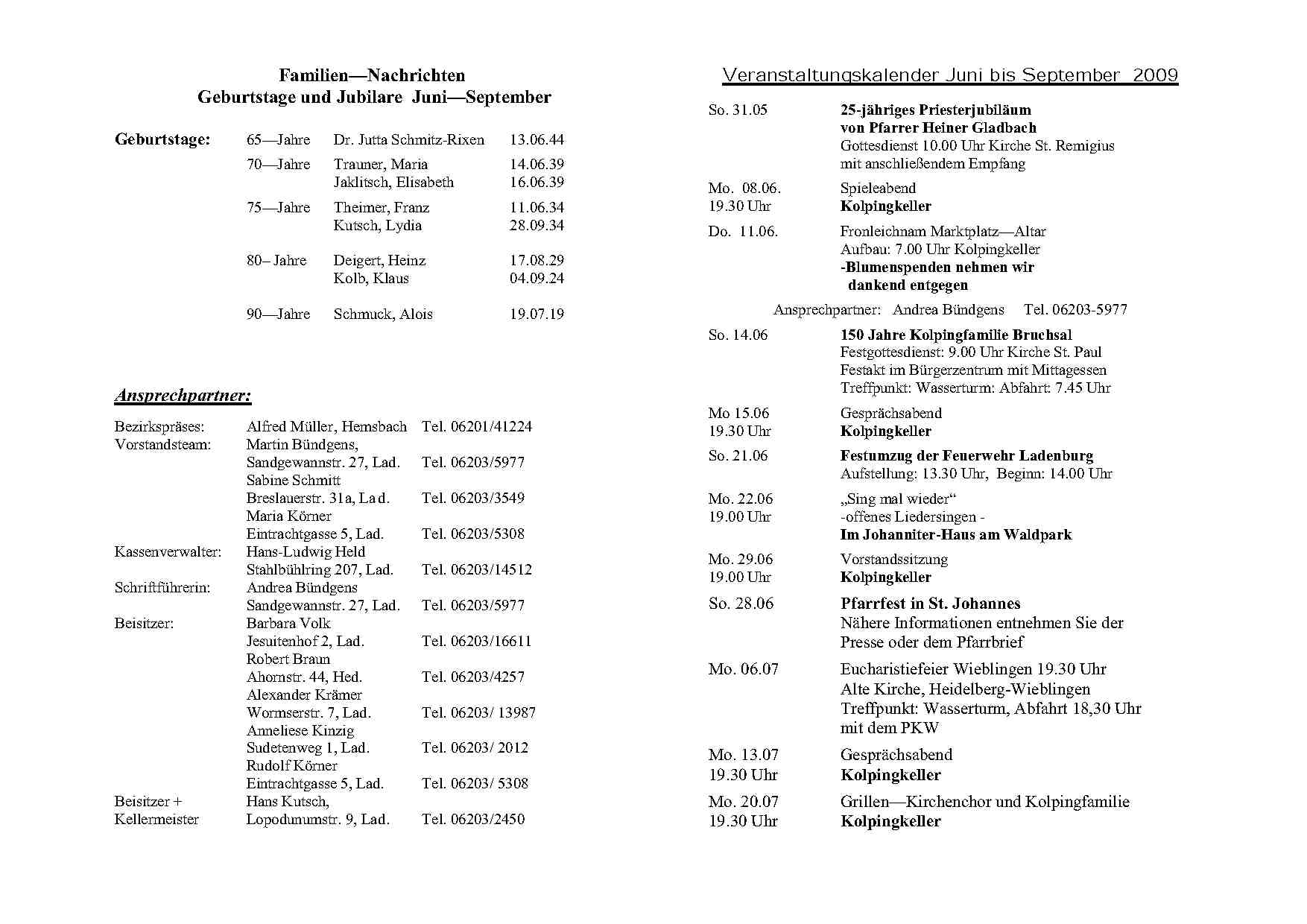 Programm Seite 2